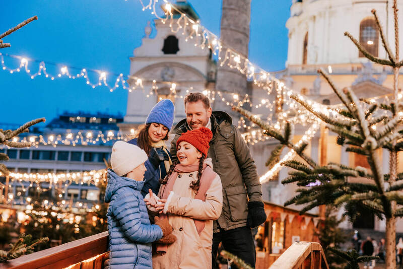 Weihnachtszeit mit der Familie in Wien 