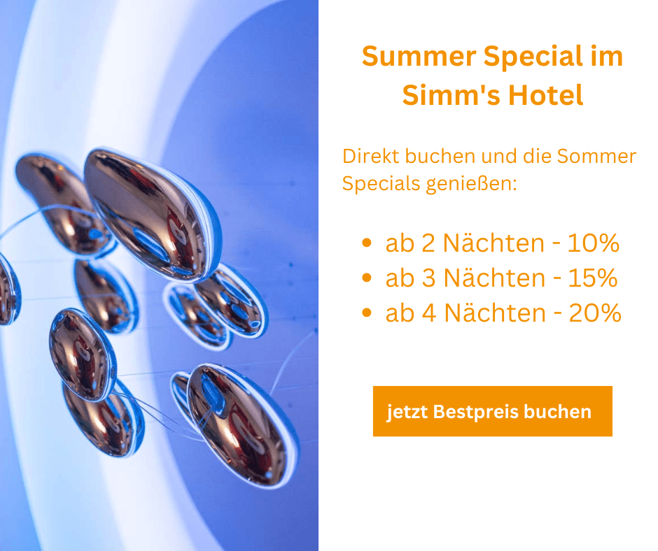 Sommerspecial im Simm's Hotel in Wien 
